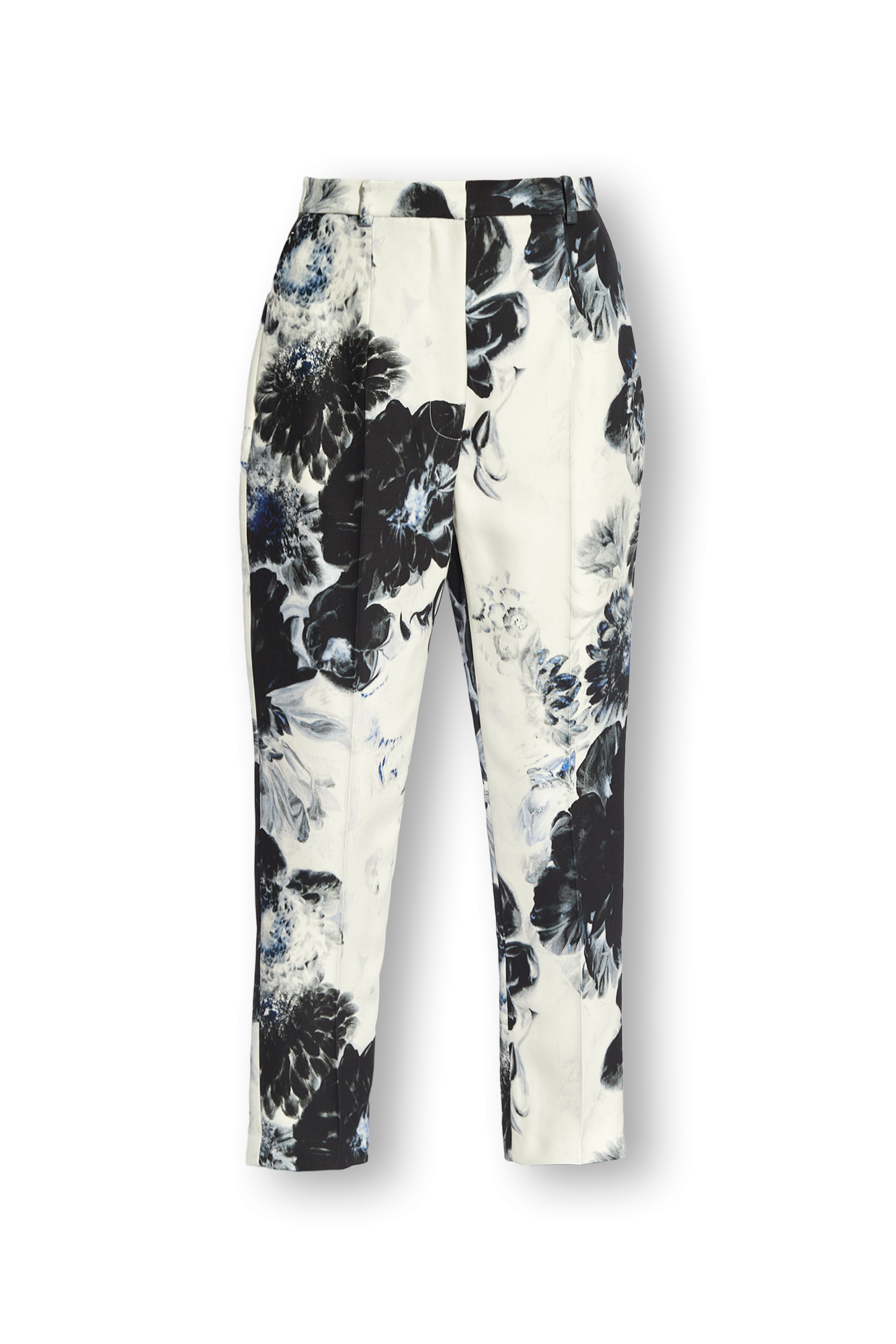 Alexander McQueen Trousers with floral motif