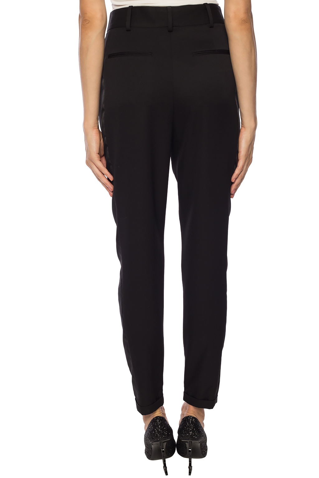 side stripe trousers next