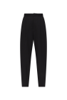 Saint Laurent BLACK Creased trousers