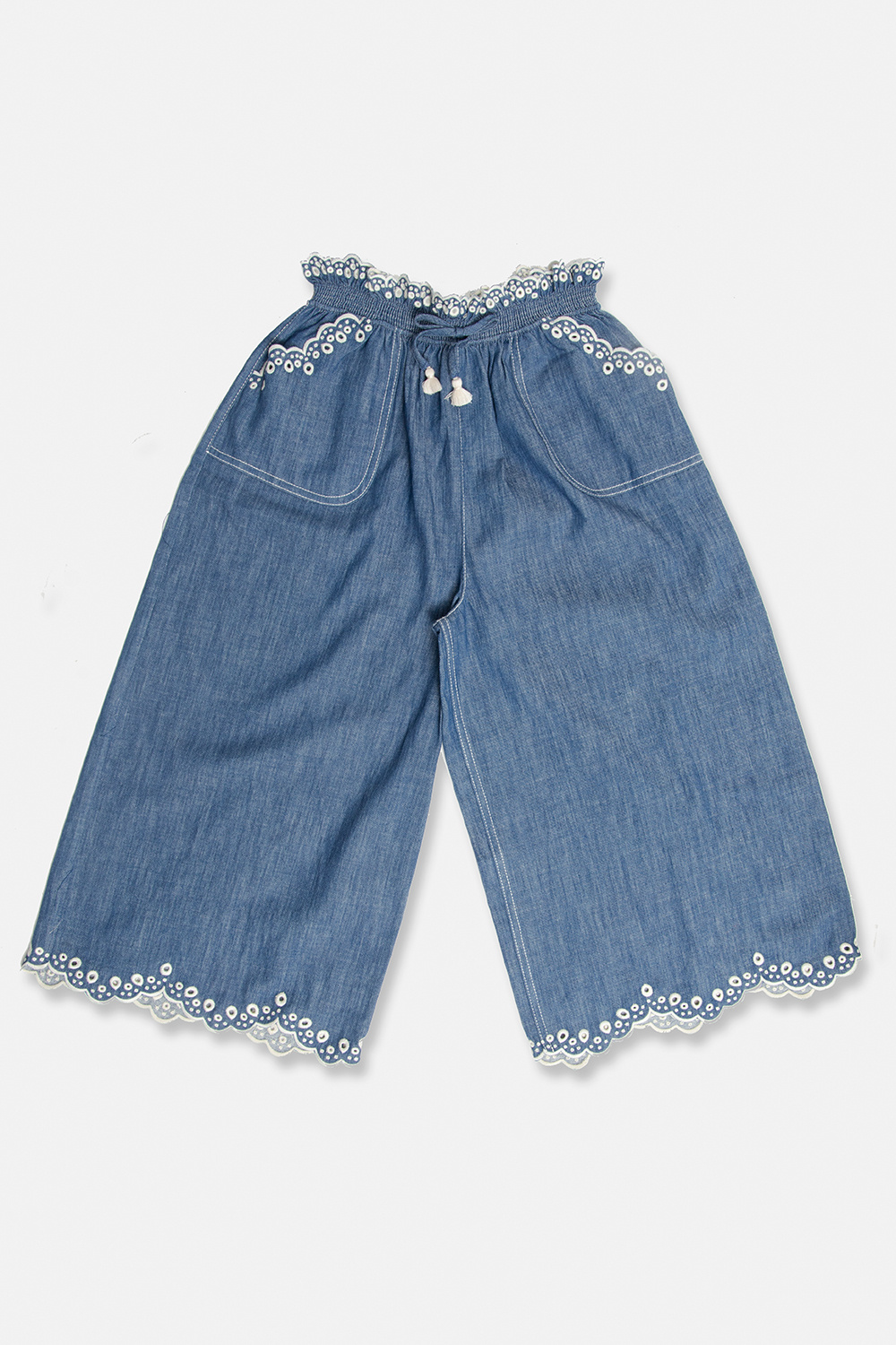 Zimmermann Kids Wide-legged jeans