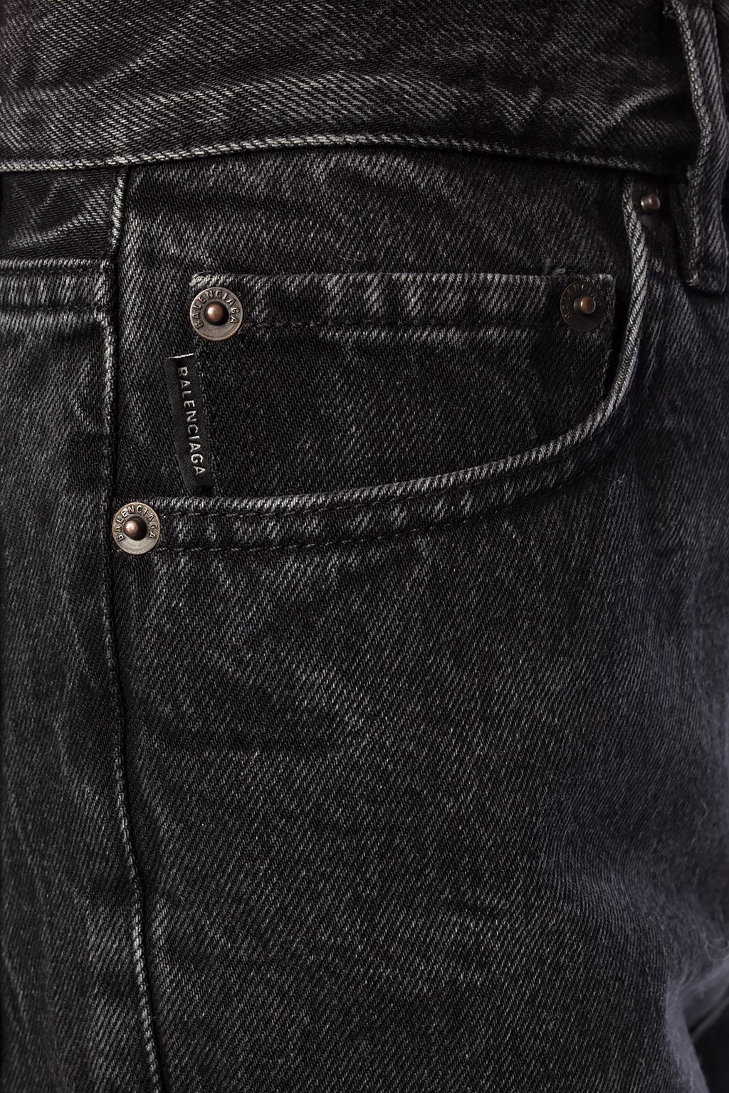 balenciaga jeans logo