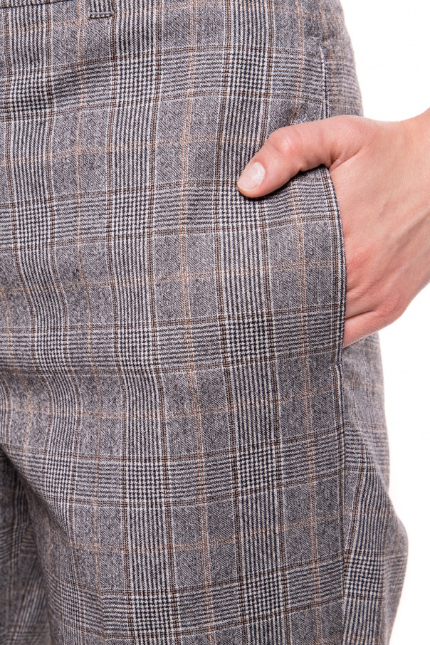 Formuler Kredsløb Løse Grey Patterned creased trousers Balenciaga - Vitkac Norway