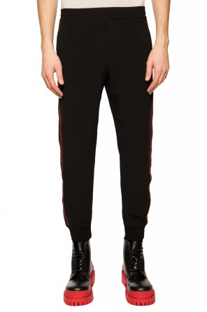 Alexander McQueen Side-stripe sweatpants