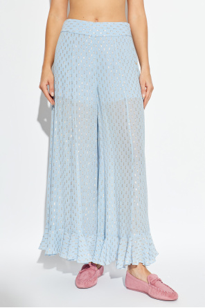 Zimmermann Pantalones con hilo de lúrex