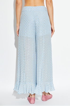 Zimmermann Pantalones con hilo de lúrex