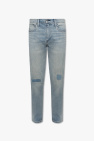 RE DONE high rise pipe jeans