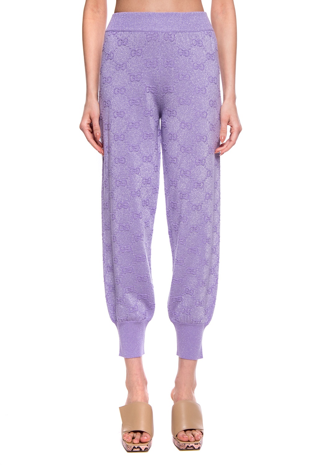 purple gucci sweatpants