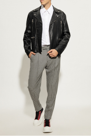 Houndstooth trousers od Alexander McQueen