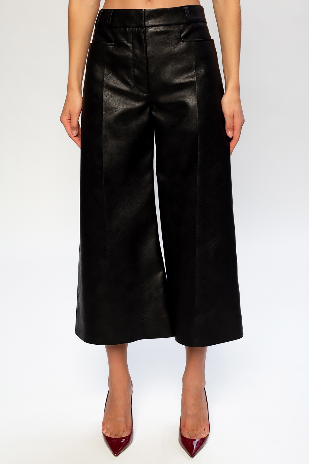 Stella McCartney Faux leather trousers