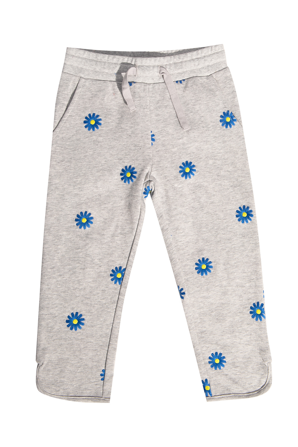 Stella McCartney Kids Floral-embroidered trousers