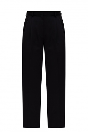 saint laurent cropped tailored trousers item