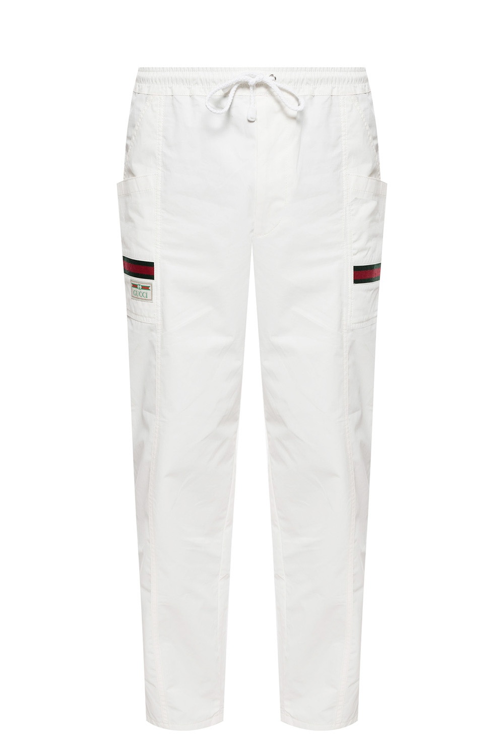 white gucci sweatpants