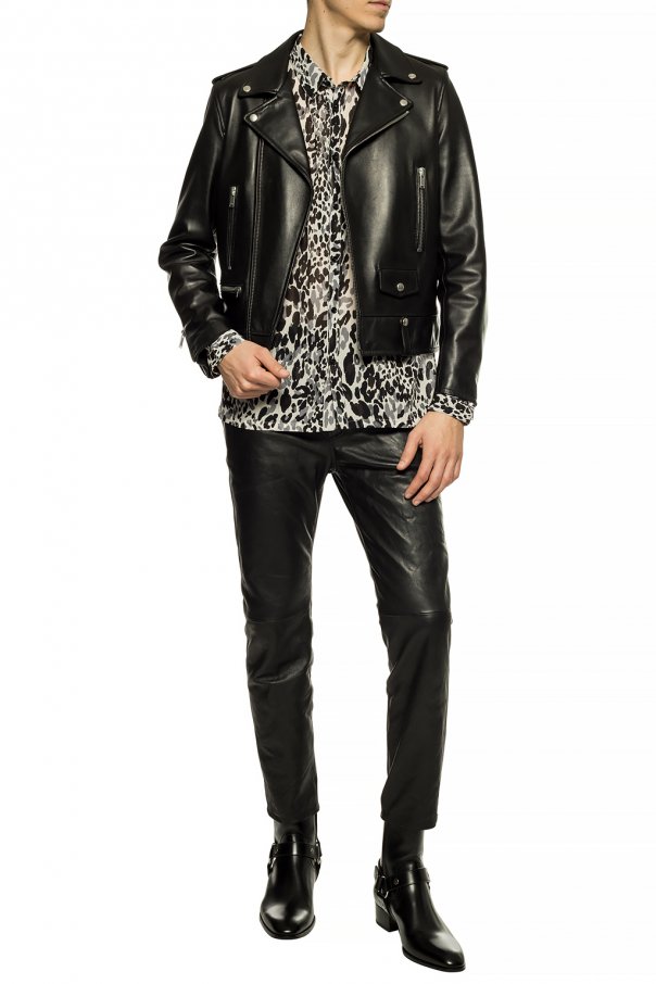 Saint Laurent Leather trousers