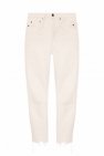 Saint Laurent WHITE High-waisted jeans