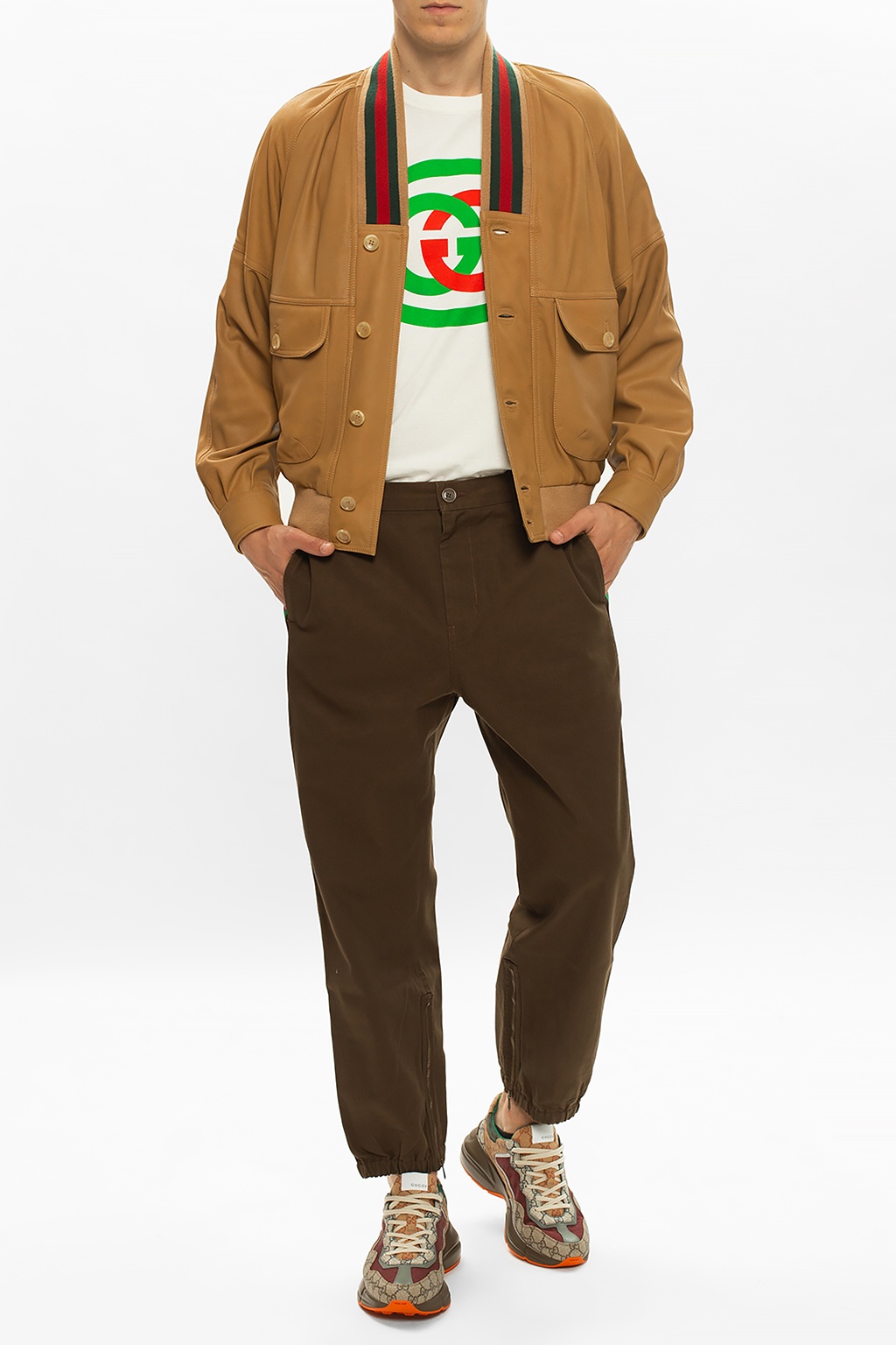 Gucci mountain trousers with logo