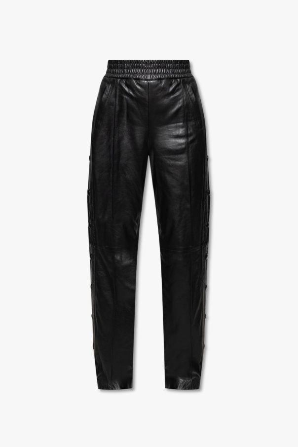STAND STUDIO Lamb leather trousers