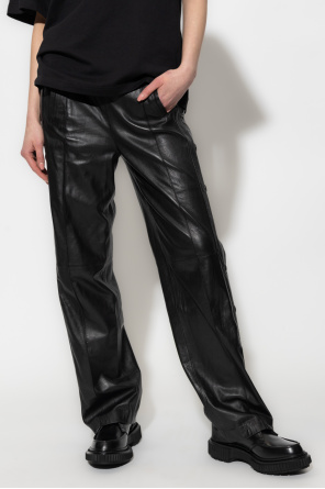 STAND STUDIO Lamb leather trousers