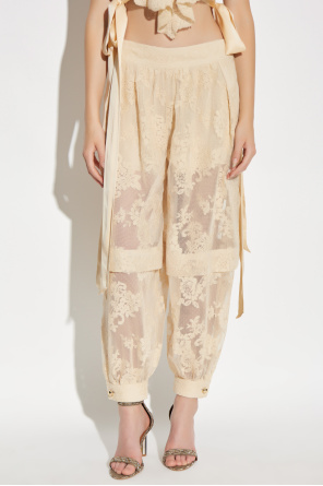 Zimmermann Weite Spitzenhose