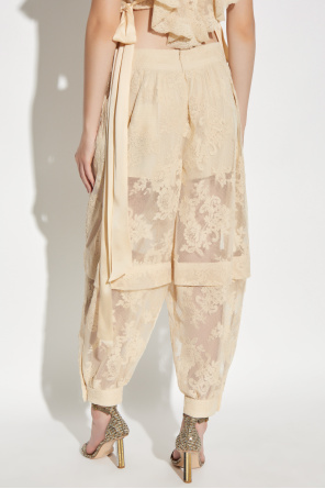 Zimmermann Weite Spitzenhose