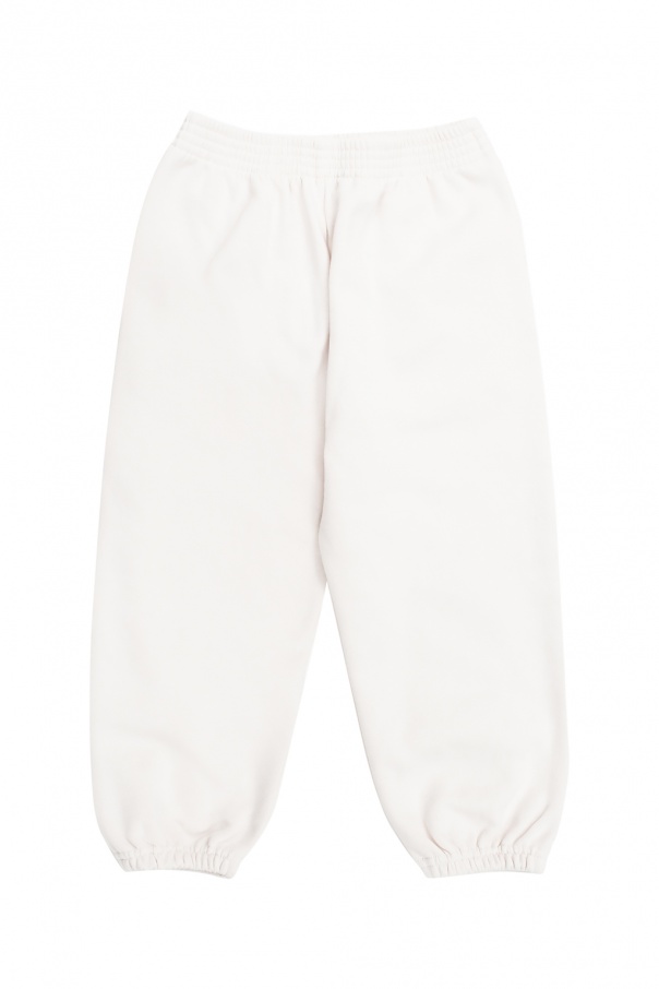 Balenciaga Kids Mix Print Pants & Peep-Toe Heels