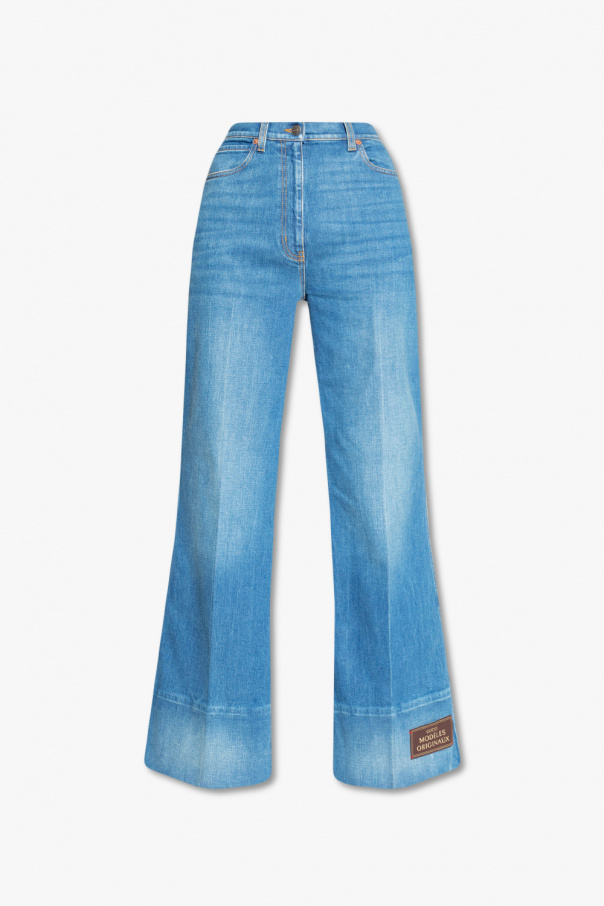gucci Canvas Flared jeans