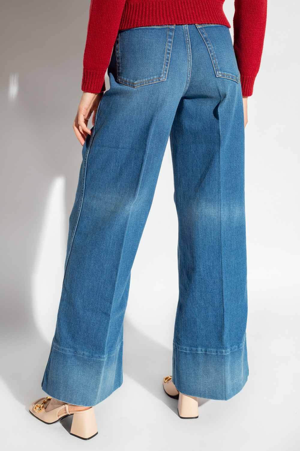 gucci Canvas Flared jeans