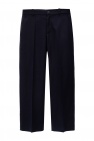 Gucci Kids NAVY BLUE Pleat-front wool trousers