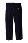 Gucci Kids NAVY BLUE Pleat-front wool trousers