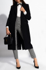 Saint Laurent Pleat-front faux-leather trousers