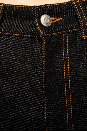 Alexander McQueen Logo-patched jeans