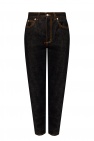 Alexander McQueen Logo-patched jeans