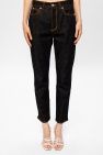 Alexander McQueen Logo-patched jeans