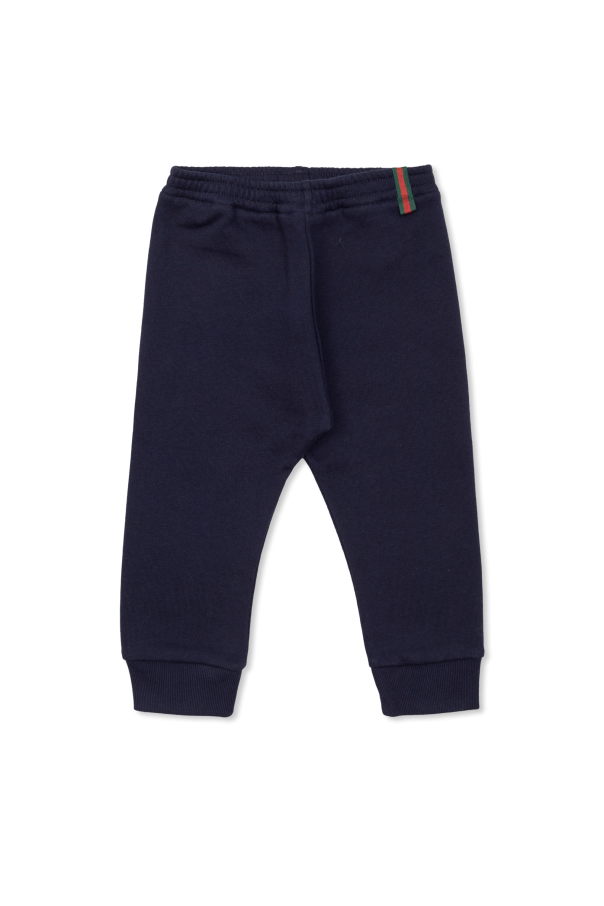 Cotton sweatpants od Gucci Kids