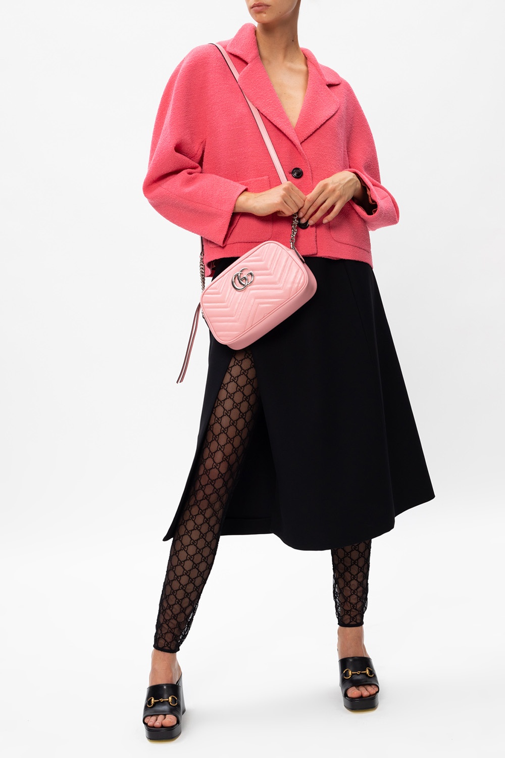 Gucci Black Stripe Tank Top And Leggings Luxury Brand Clothes For Women -  Binteez