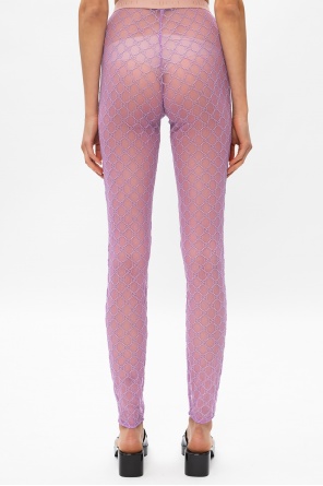 Gucci Sheer leggings with logo