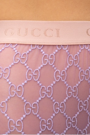 Gucci Sheer leggings with logo