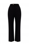 Gucci Pleat-front trousers with logo