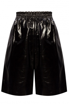 bottega veneta black high-waist skirt