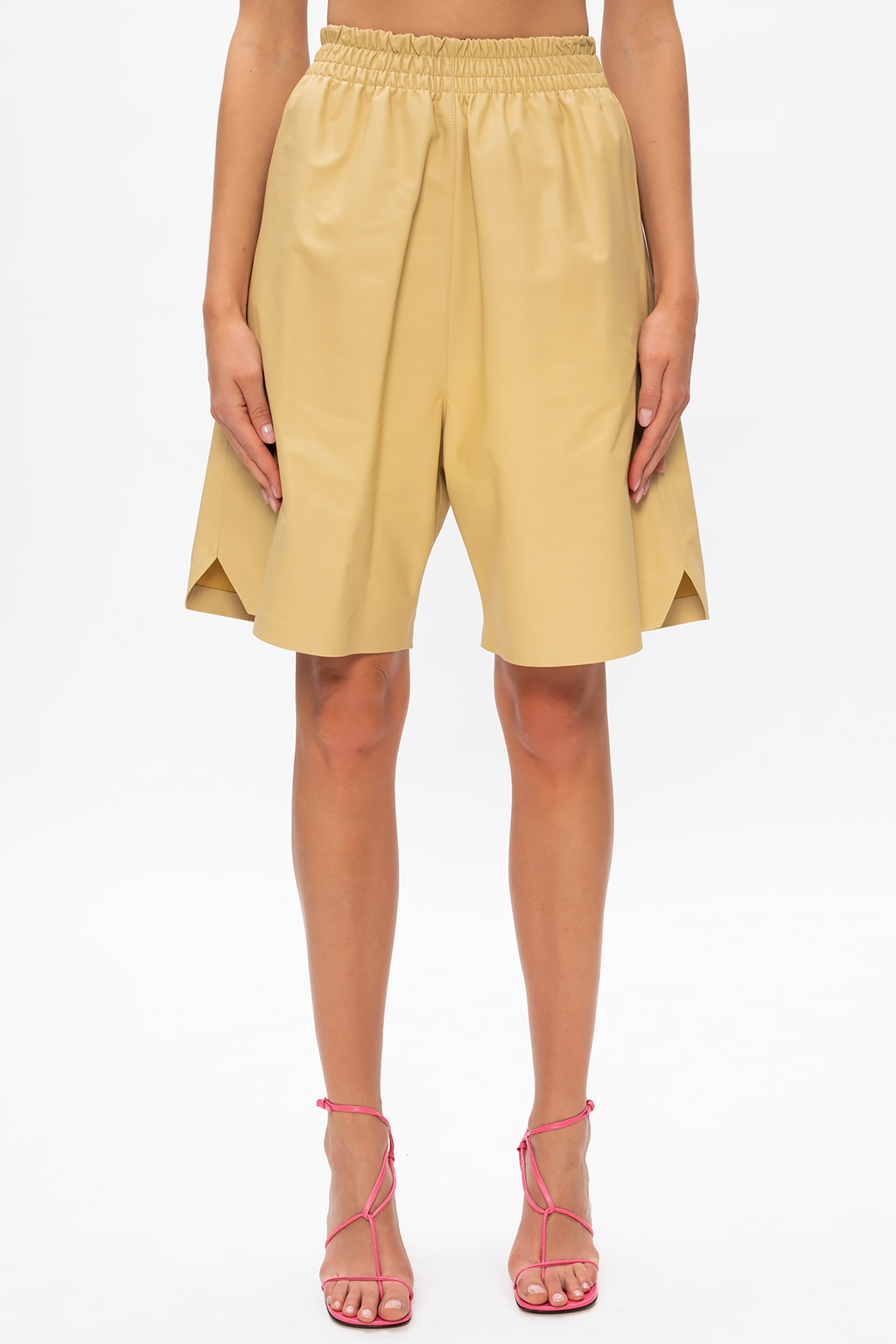 Bottega Veneta Leather shorts