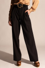 Saint Laurent Pleated Target trousers