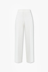 Stella McCartney WHITE Pleat-front trousers