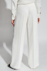 Stella McCartney WHITE Pleat-front trousers
