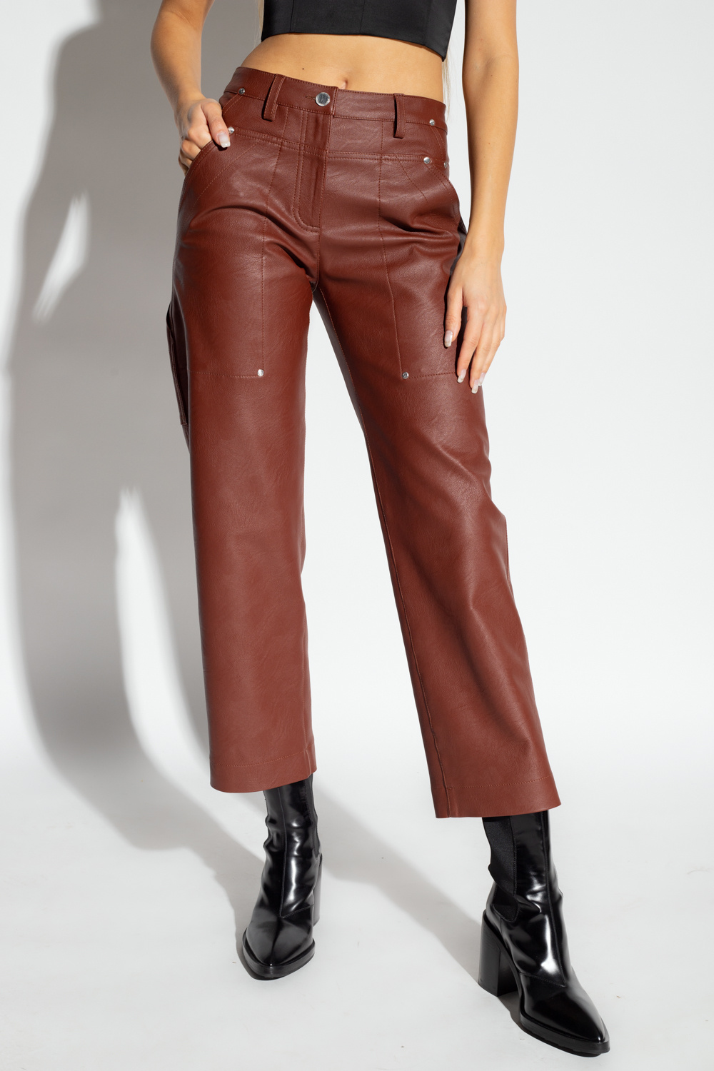 Stella McCartney Vegan leather trousers