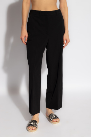 Stella McCartney Wool pleat-front trousers