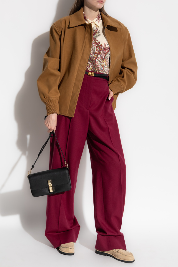 Stella McCartney Wollhose mit Bügelfalte