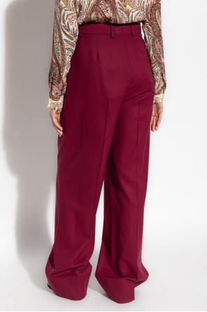 Stella McCartney Wollhose mit Bügelfalte