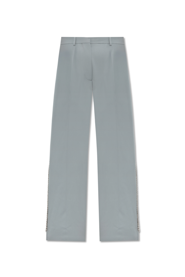 Wool trousers with signature chain, zdjęcie 1 Wool trousers with signature chain od Stella McCartney