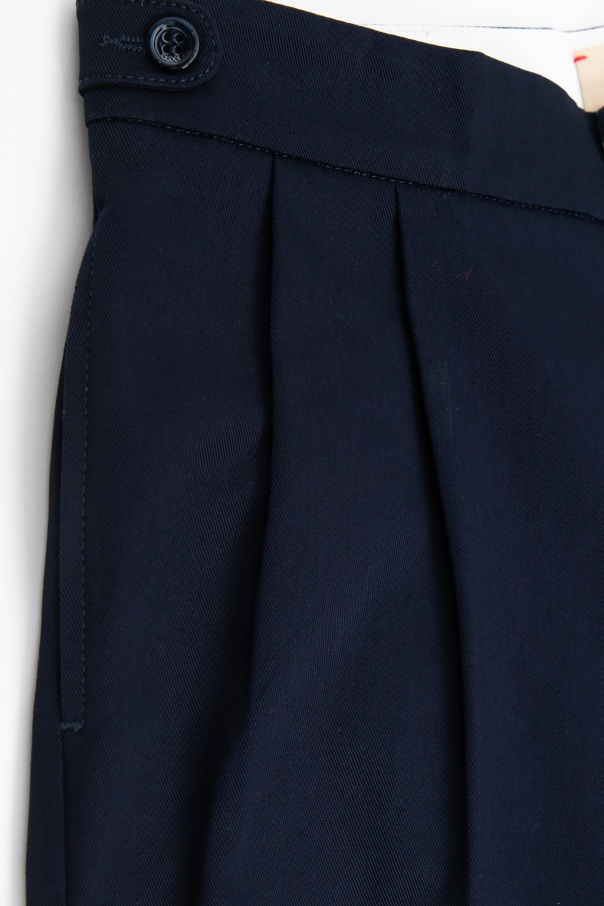 Gucci Kids Pleat-front trousers