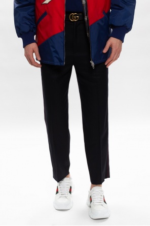 Gucci Wool pleat-front trousers