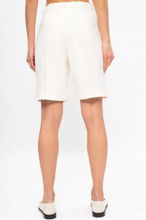 Saint Laurent Pleat-front shorts